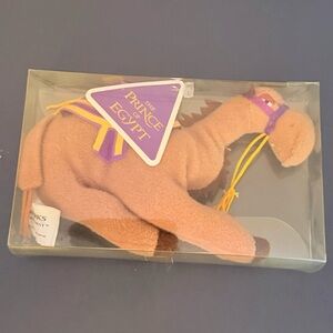 Vintage 1999 DreamWorks Prince of Egypt Camel Plush Ornament 5” NEW